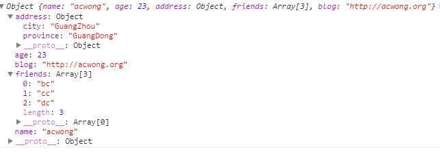 JSON 笔记 | ac黄的博客 | acwong's blog